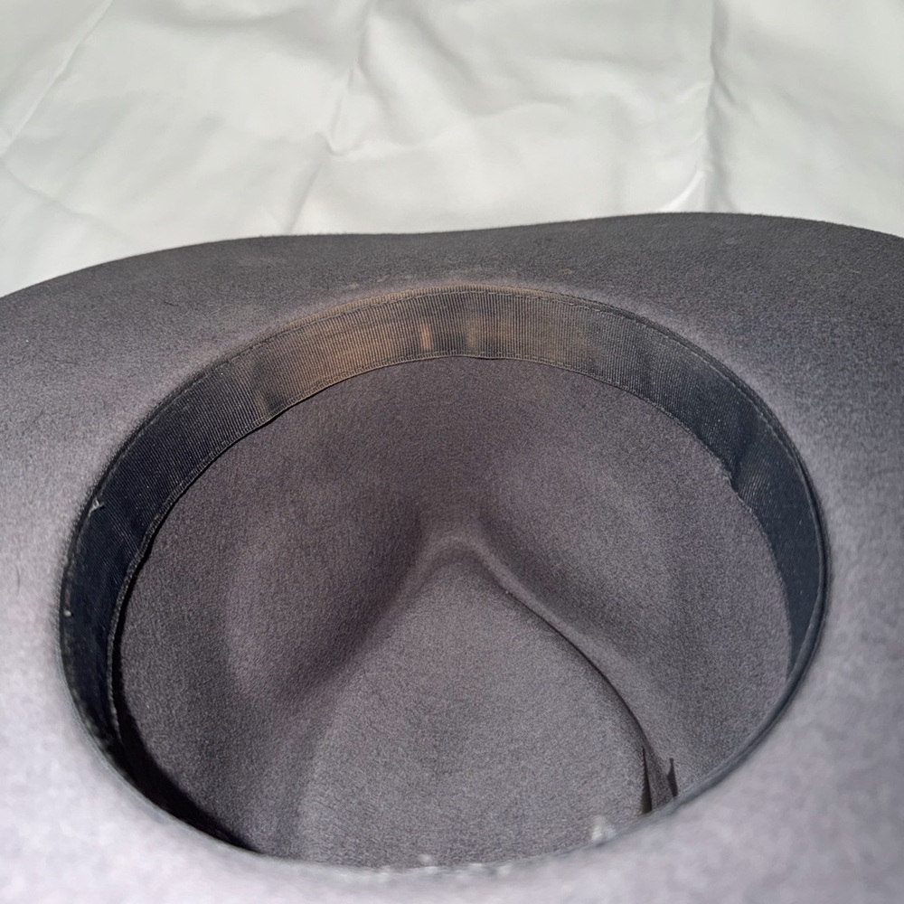 Shyanne Stylish Gray Wide-Brim Hat Western - Picture 4 of 4